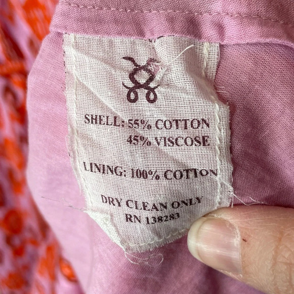 Figue Tahlia Ruffle Pink High-low Dress Size XS Flutter Sleeve - Picture 10 of 11